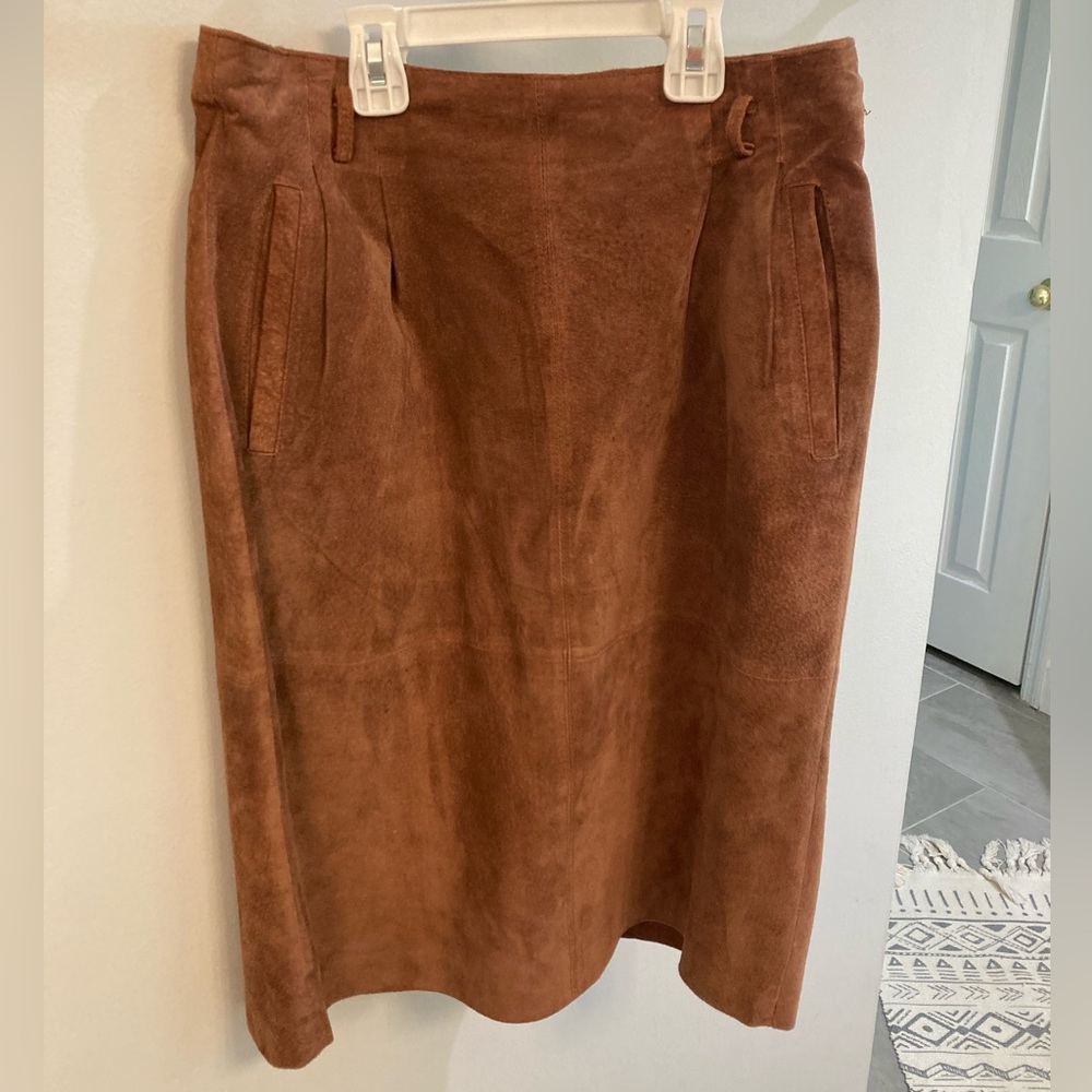 Vintage design assets leather skirt size 10